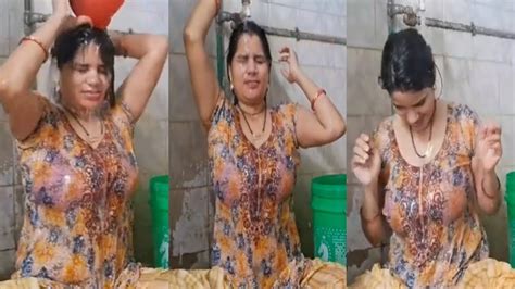 antybathing|Desi Girl Bathing And Hair wash .